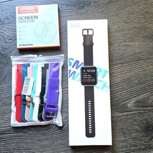 Smartwatch with Multi-Color Bands